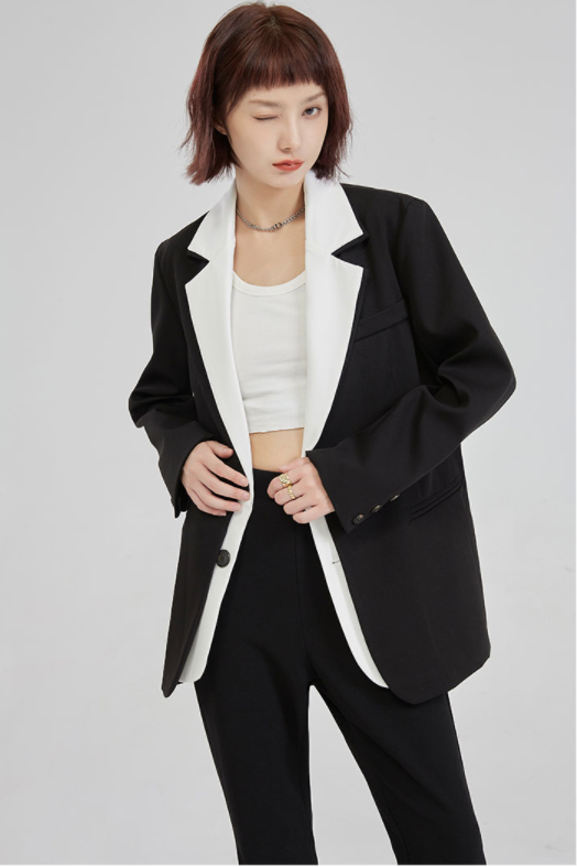 Blazer Falso Dos Piezas para Mujer - Diseño Exclusivo Otoño
