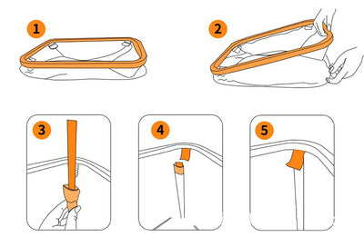 Canasta de Almacenamiento con Tapa de Bambú y Rollo de Papel Transparente - Image 10