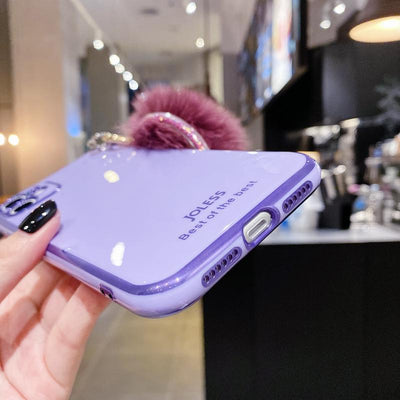 Funda Protectora de Silicona con Pulsera de Bola Electrochapada para Teléfono - Image 9