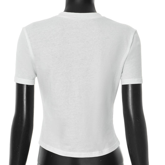 Blusa Básica para Mujer con Cuello Redondo, Botones y Hombros Caídos - Image 21