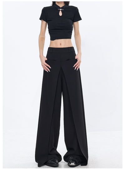Pantalones Sueltos Negros Casuales para Mujer - Corte Recto - Image 33