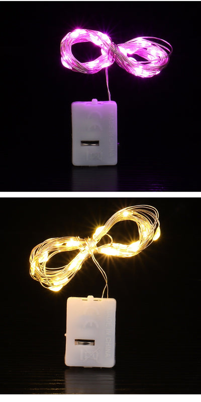 Luces LED Decorativas Cuadradas con Batería - Multicolor Ambiente - Image 14