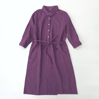 Cardigan Vestido Clásico Abotonado Largo para Mujer - Image 13