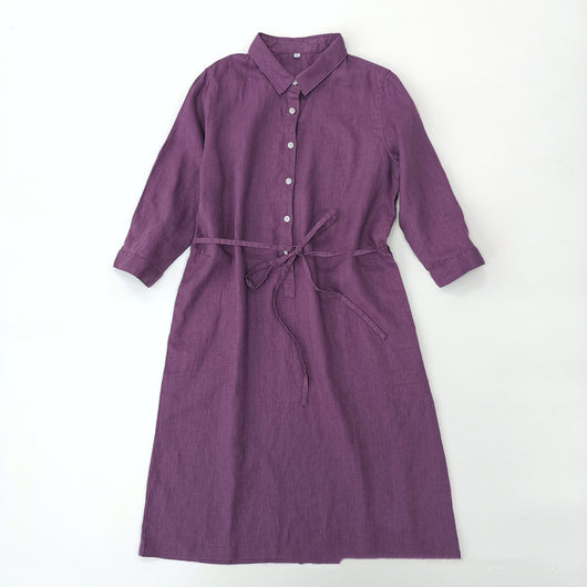 Cardigan Vestido Clásico Abotonado Largo para Mujer - Image 13