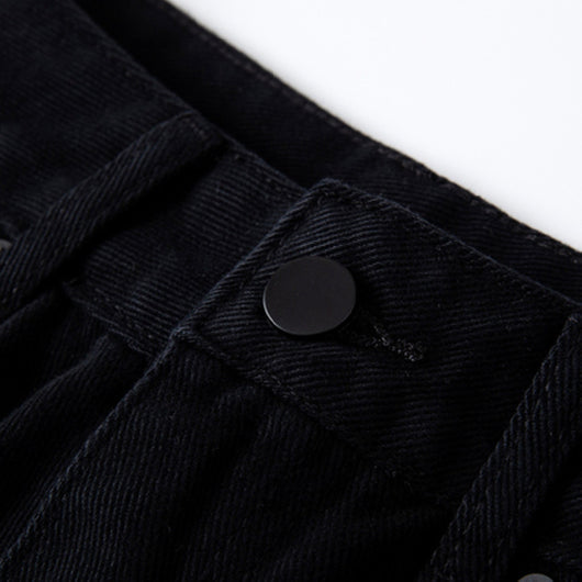 Shorts de Mezclilla Negra para Mujer - Image 9