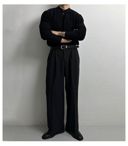 Suéter Ejecutivo Slim Fit Estilo Británico para Hombre - Image 15