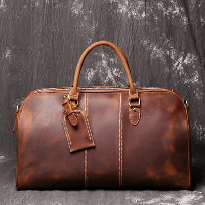 Bolsa de Viaje Crossbody de Cuero para Hombre - Image 6