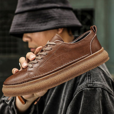 Zapatos de Cuero Británico Transpirables - Estilo Casual y Versátil - Image 13