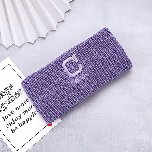 Banda para Cabello Tejida con Letra C Retro Net Red Estilo Minimalista - Image 21