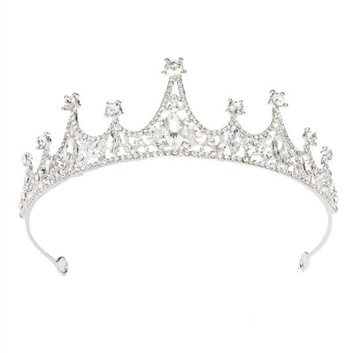 Tiara Nupcial Princesa Coreana con Corona de Diamantes - Image 6