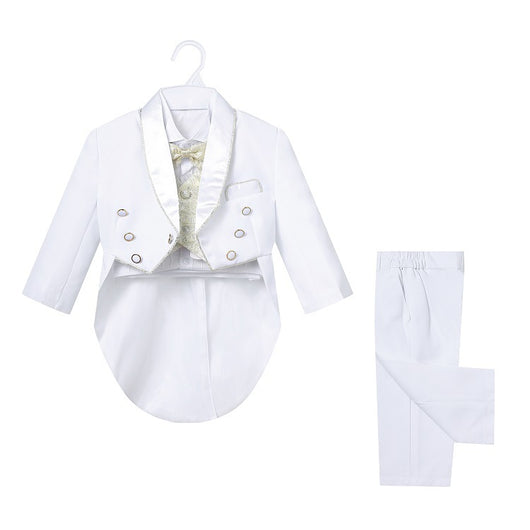 Conjunto de Esmoquin Infantil Británico para Presentador de Piano y Eventos - Image 3