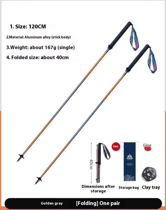 Bastón de Trekking Plegable en Fibra de Carbono - Image 8