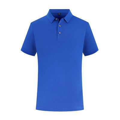Polo de Manga Corta Color Sólido con Solapa - Image 7