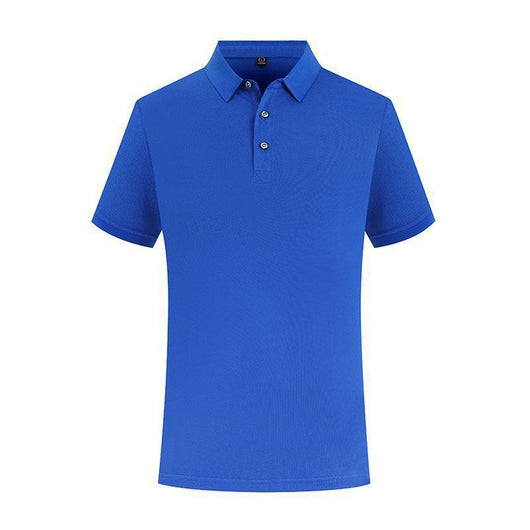 Polo de Manga Corta Color Sólido con Solapa - Image 7