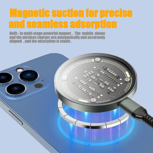 Cargador Inalámbrico Magnético 15W para iPhone 17 Pro y Modelos Anteriores - Image 5