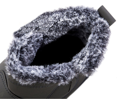 Botas de Invierno para Hombre con Diseño V Cutout y Forro de Peluche - Image 19