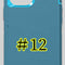 Capa Simples Azul Lago Azul Céu para iPhone 13 6.7"