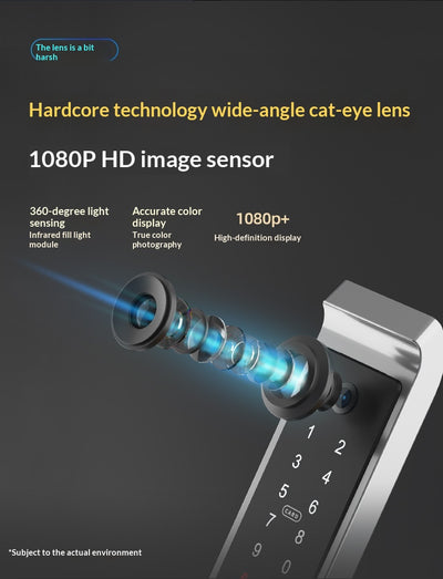 Cerradura Inteligente con Huella Dactilar y Visor Digital para Puertas de Seguridad - Image 18