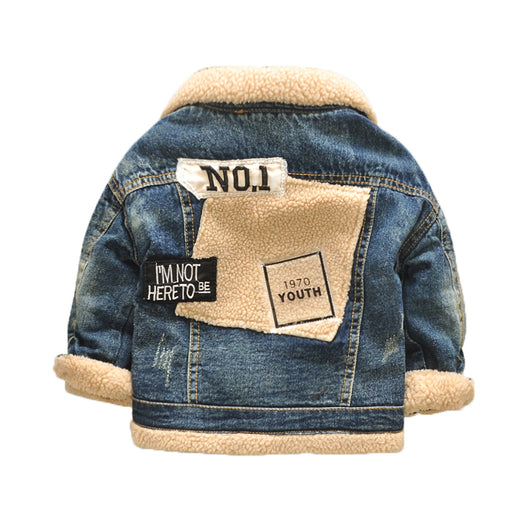Chaqueta Infantil Acolchada con Cuello de Piel Estilo Coreano - Image 20