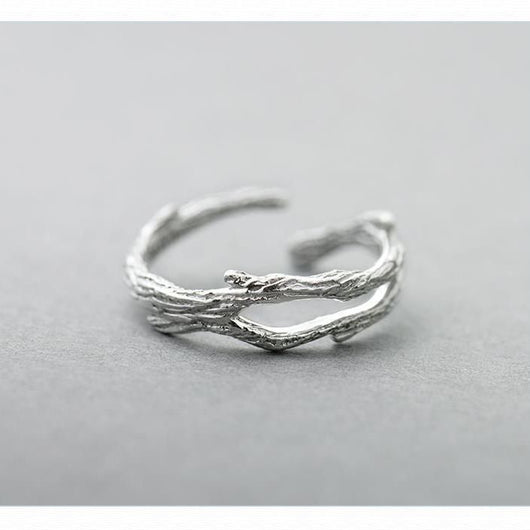Anillo de Pareja Flor de Cerezo en Plata de Ley 925 - Image 9