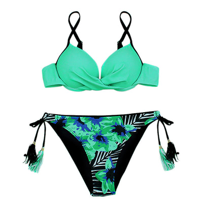 Bikini Deportivo con Estampado Digital de Dos Piezas - Image 2