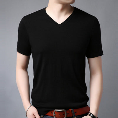 Camiseta de Lana Manga Corta para Hombre - Primavera