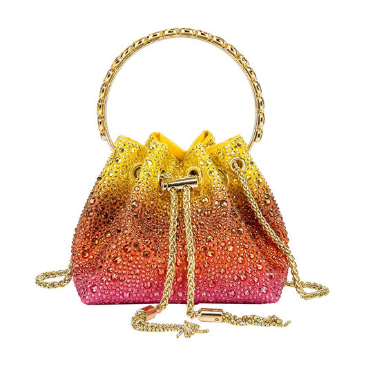 Bolso Tote Crossbody con Cadena de Cristales - Image 7