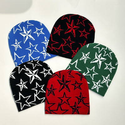 Gorro de Lana Retro Star - Estilo Vintage Clásico - Image 2