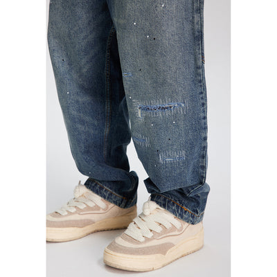 Jeans Rectos Holgados Lavados para Primavera - Versátiles y Cómodos - Image 4
