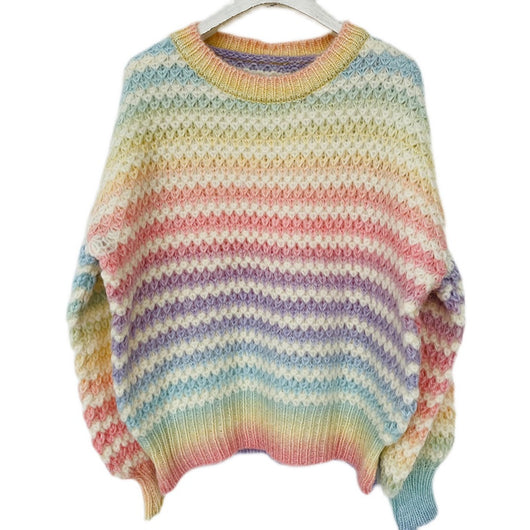 Cardigan Holgado Estilo Universitario para Mujer - Image 50