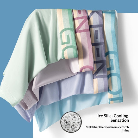 Calzoncillos Hombre Ice-Silk Frescos y Transpirables para Verano - Image 4