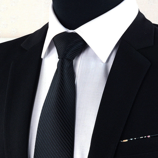 Corbata Formal Hombre 8cm Estilo Británico a Rayas para Negocios - Image 5