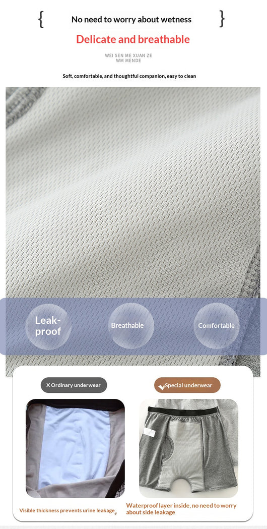 Ropa Interior Absorbente para Hombre con Protección Contra Fugas - Image 13