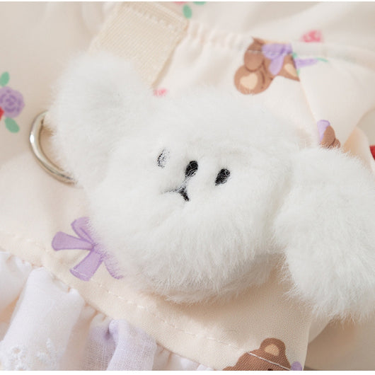 Abrigo Térmico para Gatos y Perros Pequeños - Diseño Osito con Forro Polar - Image 4