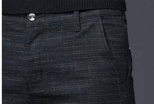 Pantalones Casuales Hombre Slim Fit Microelásticos Estilo Coreano - Image 9
