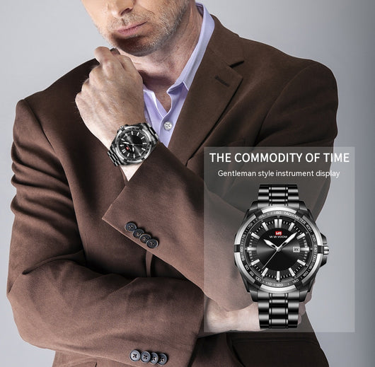 Reloj Deportivo de Acero Inoxidable con Esfera Luminosa - Image 11