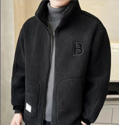 Abrigo de Lana de Cordero para Hombre - Otoño e Invierno - Image 9