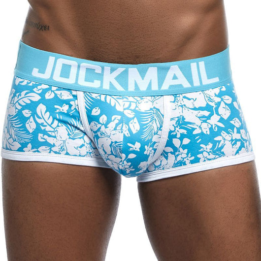 Calzoncillos Tipo Boxer Estampado con Hojas de Algodón para Hombre - Image 4