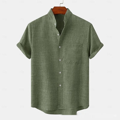 Camisa Playera Hombre Rayas 3D Manga Suelta Casual - Image 14