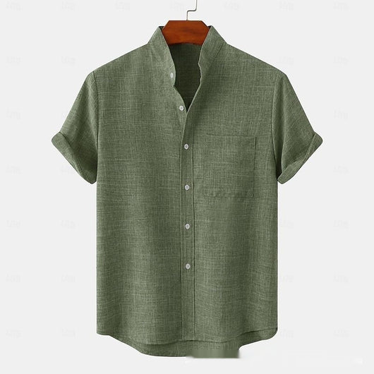 Camisa Playera Hombre Rayas 3D Manga Suelta Casual - Image 14