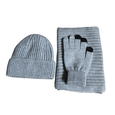 Conjunto de Gorro y Bufanda Tejido Europeo Americano - Image 11