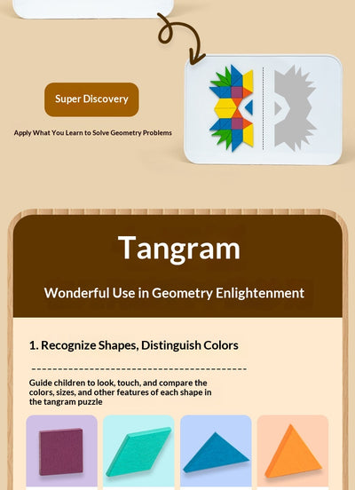 Puzzle Tangram Educativo para Niños - Bloques de Construcción Lógica - Image 32