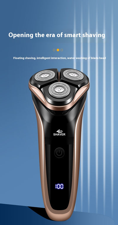 Afeitadora Flotante de Tres Cabezales con Anillo Doble para Hombre - Image 20