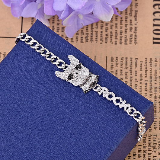Pulsera de Cristales Brillantes con Perrito Adorable - Image 3