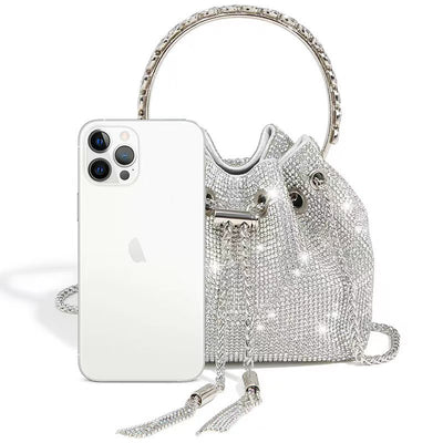 Bolso Bandolera de Diamantes Completos para Cena y Eventos - Image 3