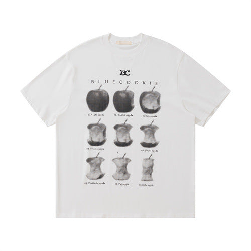 Camiseta Unisex Estampado Mosaico Retro Manzana - Image 2