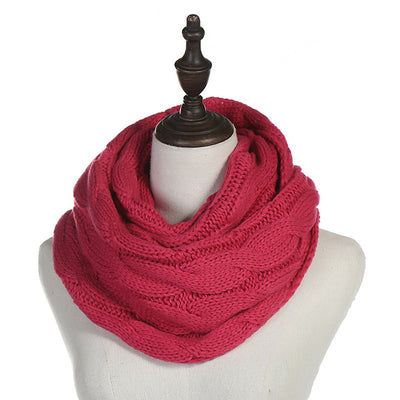 Bufanda Tejida Cálida Cien Torres para Otoño e Invierno - Image 53