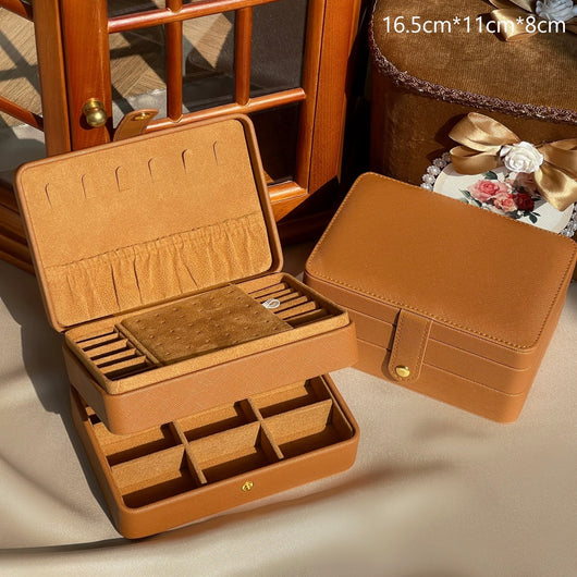 Caja de Almacenamiento Vintage para Joyas de Gran Capacidad - Image 9