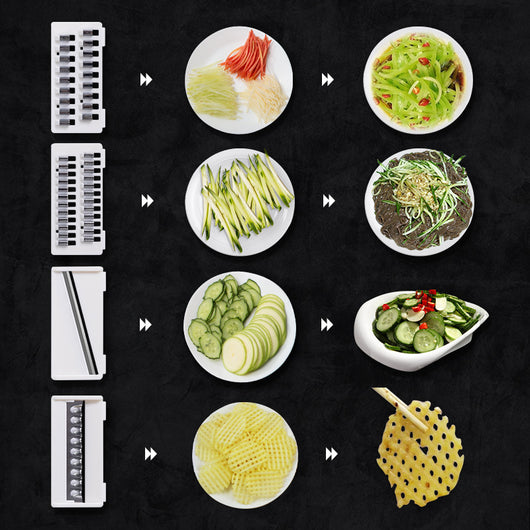 Pelador Multiusos para Verduras - Cortador, Rallador y Pelador de Frutas - Image 15