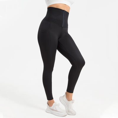 Pantalones Yoga Moldeadores con Bolsillos - Talla Grande Control Abdominal
